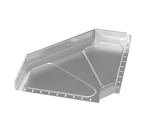 Угол горизонтальный 90 градусов Стандарт INOX (AISI 304) 500х80  PR16.3510  Промрукав