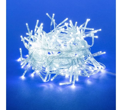 Гирлянда светодиодная  с контроллером Фейерверк  ULD-S0300-200/DTA WHITE IP20 FIRECRACKER   3м 200 белых диодов, шнур прозр  UL-00005476  Uniel