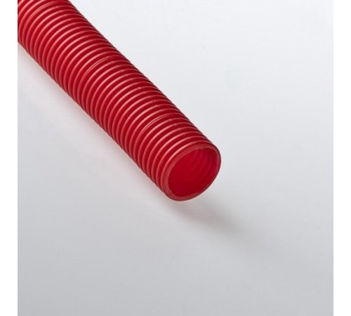 Труба гибкая гофрированная ПНД 32мм для МПТ (25м) красный  23200К  Рувинил