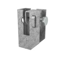 Скоба-держатель полосы с болтом  ND2312R  DKC