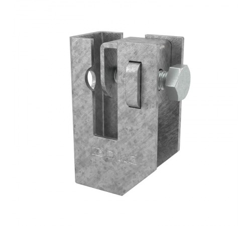 Скоба-держатель полосы с болтом  ND2312R  DKC