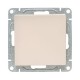 Механизм выключателя, одноклавишный, перекрёстный, кремовый Эпика  UP1-SWI-12 EKF