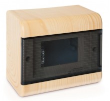 Щиток тусо о/п на 6 мод. с двер. 160х132х93мм сосна на светлой основе  68026-27М  Рувинил