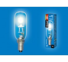 Лампа накаливания HCL-28/CL/E14/F25 Е14 28Вт 3000К special галогенная для холодильников и вытяжки прозрачная  UL-00005665  Uniel