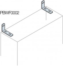 Кронштейн для фиксац. шкафа к стене(2шт)1STQ008115A0000  ABB