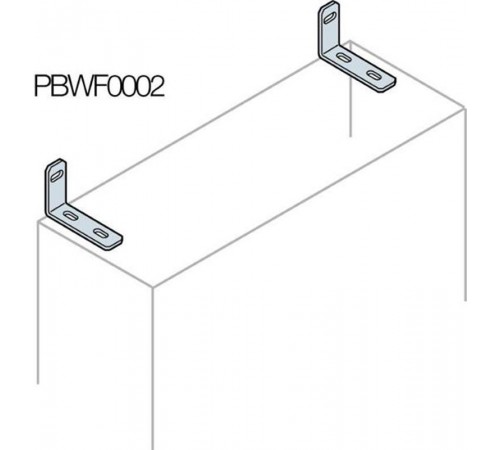 Кронштейн для фиксац. шкафа к стене(2шт)1STQ008115A0000  ABB