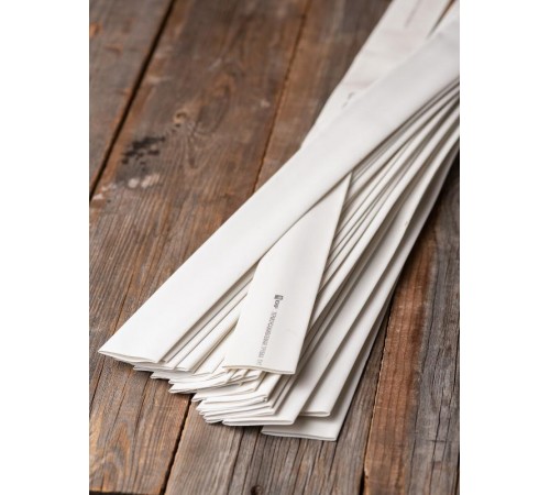 Термоусаживаемая трубка ТУТ нг 40/20 белая EKF PROxima  tut-40-w-1m  EKF