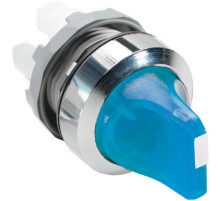 Переключатель M3SS2-21G (короткая ручка) зеленый 3-х позиционный с подсветкой  с возвратом в среднее положение  1SFA611211R2102  ABB