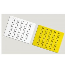 Табличка полужесткая. Полиэстер. Белый  TAS159W  DKC