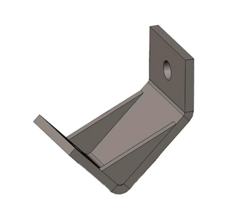 Опора неподвижная оттяжка 45 град., толщ. 8,0 мм, гальван. цинк, 868408  ОПНО45-8,0-ЭЦ   Ostec