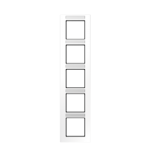 Рамка 5-кратная AC585BFNAWW Jung