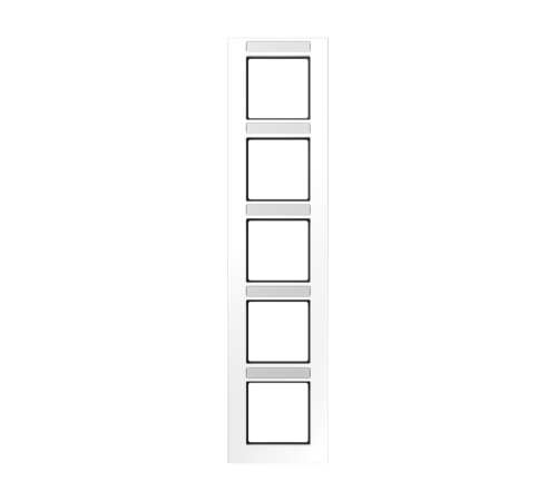 Рамка 5-кратная AC585BFNAWW Jung