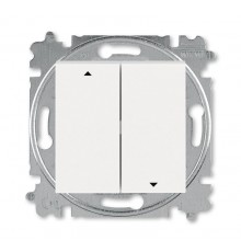 ABB Levit Жемчуг / ледяной Выключатель жалюзи 2-кл. без фиксации клавиш  3559H-A88445 68W  2CHH598845A6068  ABB