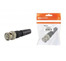 Штекер BNC под винт с колпачком, инд. упаковка  SQ1809-0035  TDM