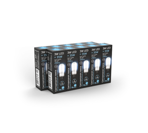 Лампа светодиодная LED 3Вт G4 12В 4100К  207707203  Gauss