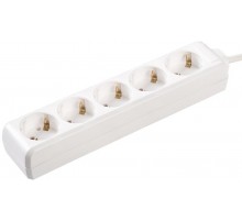 Удлинитель  У05  5 мест 2Р+PЕ/3метра  3х1мм2  16А/250В   WYP10-16-05-03-Z-N  IEK