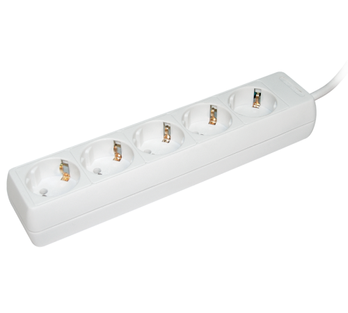 Удлинитель  У05  5 мест 2Р+PЕ/3метра  3х1мм2  16А/250В   WYP10-16-05-03-Z-N  IEK