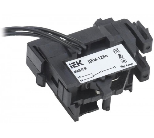 Контакт дополнит. ДКм-125е (ДКм-32) MASTER эл. р. IEK  SVA11D-DK-1-02  IEK