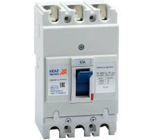 Выключатель автоматический OptiMat E100L063-ОМ4-РЕГ 273894  КЭАЗ