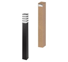 Светильник садово-парковый НТУ 02-100-045 "Инокс 8410" напольный, алюминий, расс.полистирол   SQ0330-2301  TDM