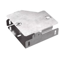 Переходник правый с крышкой Стандарт 150х100х50  PR16.0504  Промрукав