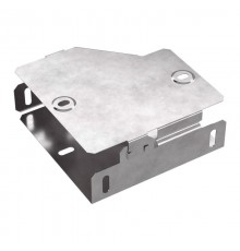 Переходник правый с крышкой Стандарт 150х100х50  PR16.0504  Промрукав