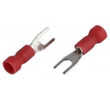 Наконечник вилочный ЭРА NO-225-119 НВИ 1.5-3 с изолированным фланцем (упаковка 50 шт.)   Б0063311  ЭРА