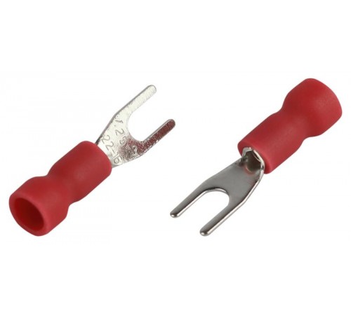 Наконечник вилочный ЭРА NO-225-119 НВИ 1.5-3 с изолированным фланцем (упаковка 50 шт.)   Б0063311  ЭРА