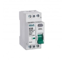 Выключатель дифференциальный (УЗО) УЗО-03 2п 63А 30мА тип AC  14057DEK  DEKraft