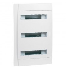 Распределительный щиток Practibox скрытого монтажа - IP 40 - IK 07 - 3 рейки - 12 модулей  601114  Legrand