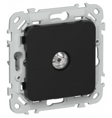 FLITE Розетка TV оконечная тип F РТВф-1-1-1-ФлЧ черный  FI-A10-O-K02  IEK