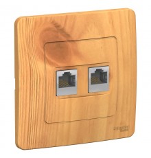 Blanca Ясень С/У Розетка 2-ая компьютерная RJ45, кат.5E  BLNIS045455  SE