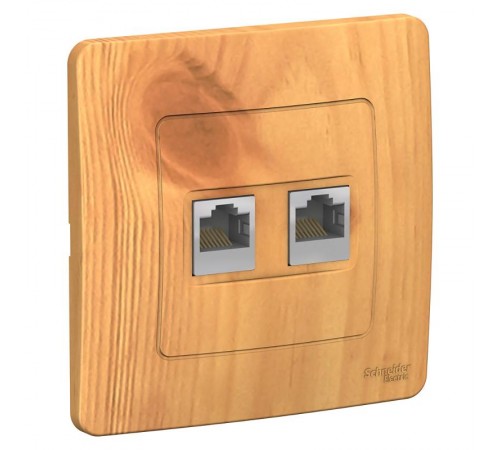 Blanca Ясень С/У Розетка 2-ая компьютерная RJ45, кат.5E  BLNIS045455  SE