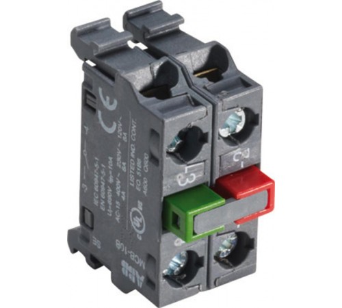 Контактный блок MCB-11B для монтажа в боксы 1НО1H3  1SFA611610R2011  ABB