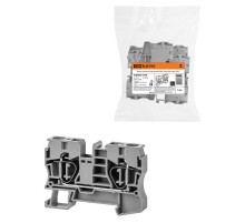 Зажим клеммный безвинтовой (ЗКБ) 10мм2 70А серый  SQ0822-0138  TDM