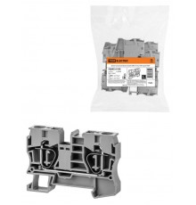 Зажим клеммный безвинтовой (ЗКБ) 10мм2 70А серый  SQ0822-0138  TDM