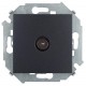 Simon 15 Графит Розетка TV одиночная, винт. зажим  1591475-038  Simon