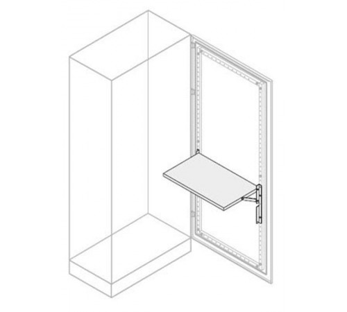 Полка 280x250мм ШхГ для двери Ш=600мм  EV1060K  ABB