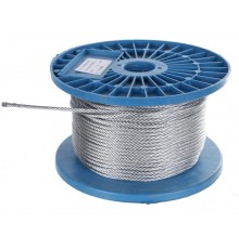 Трос стальной DIN 3055 1 мм (200 м/уп)  PR08.26210  Промрукав