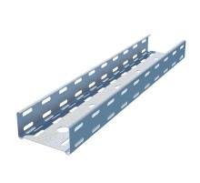 Лоток перфорированный  200х100х2500х1,0мм "Стандарт" горячеоцинкованный  LPE100*200*1.0*2500 HD  КМ-профиль