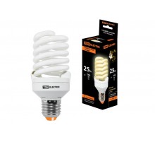 Лампа энергосберегающая КЛЛ-FST2-25 Вт-2700 К-Е27 КОМПАКТ (55х120 мм)  SQ0323-0195  TDM