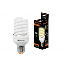 Лампа энергосберегающая КЛЛ-FST2-25 Вт-2700 К-Е27 КОМПАКТ (55х120 мм)  SQ0323-0195  TDM