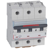 Выключатель автоматический трехполюсный DX3 16A C 36кА (4,5 мод)  410021  Legrand