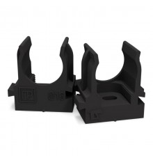 Крепеж-клипса для труб для монтажного пистолета черная в гофроящике d16 мм (1400шт/кор)  PR13.0455  Промрукав