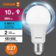 Лампа светодиодная LED Value CL- A 10W/865 230V E27 10X1  4058075578913  OSRAM