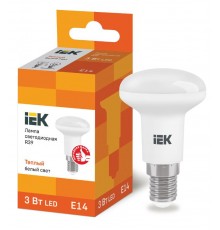 Лампа светодиодная LED 3Вт Е14 220В 3000К R39 рефлектор  LLE-R39-3-230-30-E14  IEK