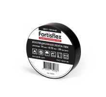 Изолента ПВХ 15x0.13х20 (черн)  90809  Fortisflex