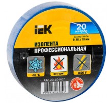 Изолента 0,18х19 мм синяя 20 метров   UIZ-20-10-K07  IEK