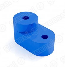 Изолятор угловой для нулевой шины СИНИЙ (100/1500шт)  GE60020-08  GREENEL