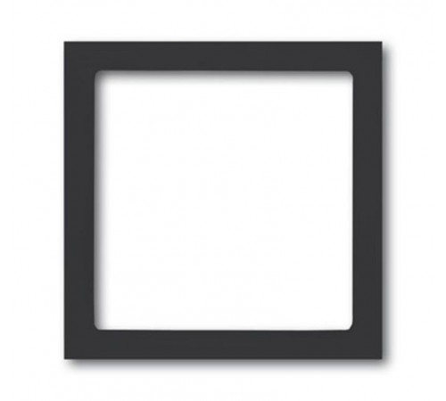 Плата центральная (накладка) для механизма светоиндикатора 2062 U, серия solo/future, цвет антрацит  1731-0-1921   2CKA001731A1921  ABB